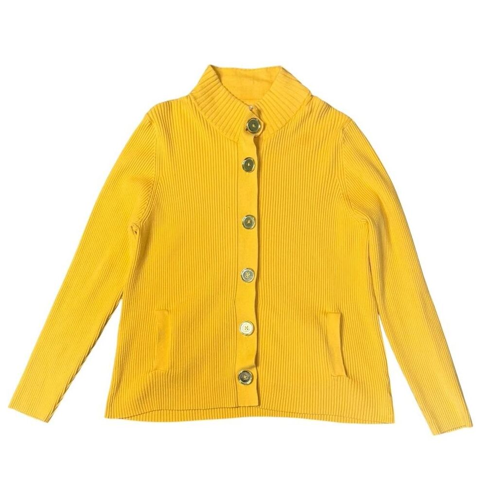 Charter Club Women's Yellow Cardigan